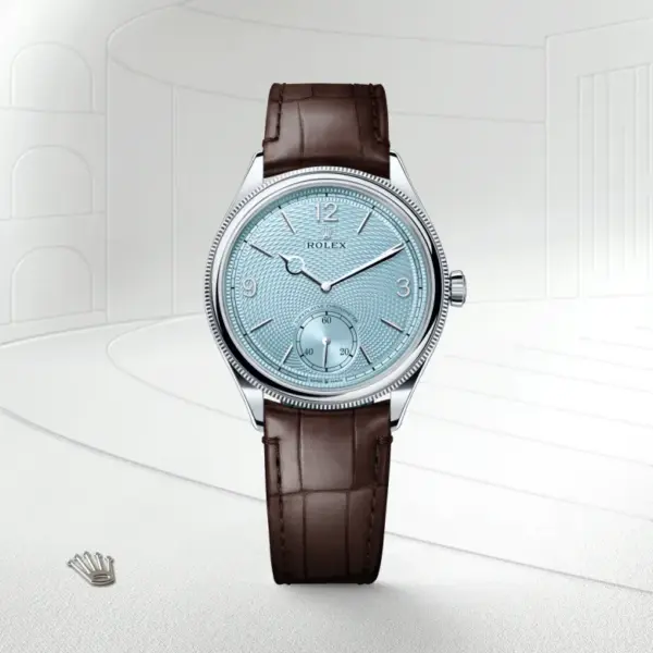 Rolex 1908 39mm, platinum, polished finish M52506