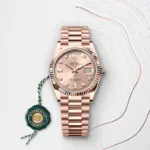 Rolex Day-Date Oyster, 36mm, Everose gold diamonds M128235 - Image 2